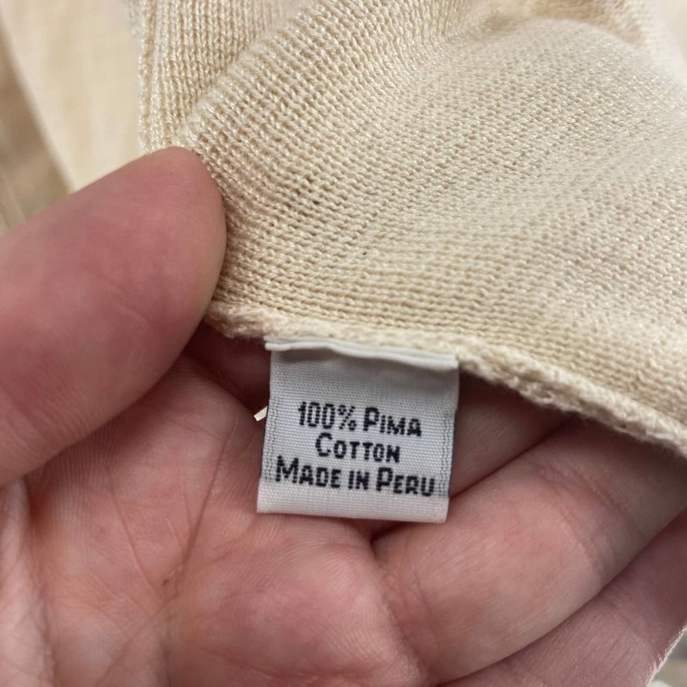 Peruvian Connection Yellow Open Front Cardigan Pi… - image 2